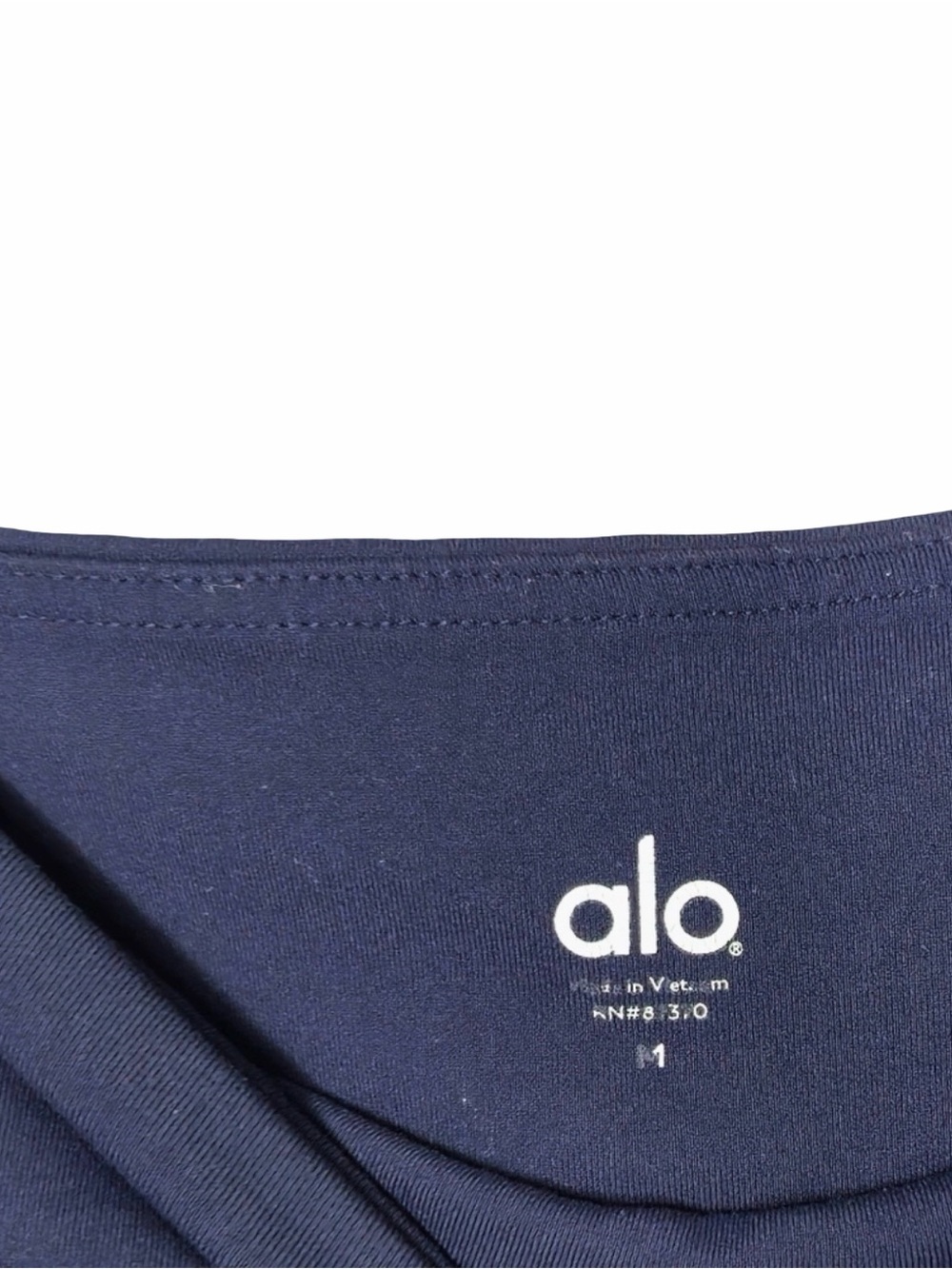 Alo Yoga | Navy Blue High-Waist Moto Sport Leggings - Picture 4 of 6
